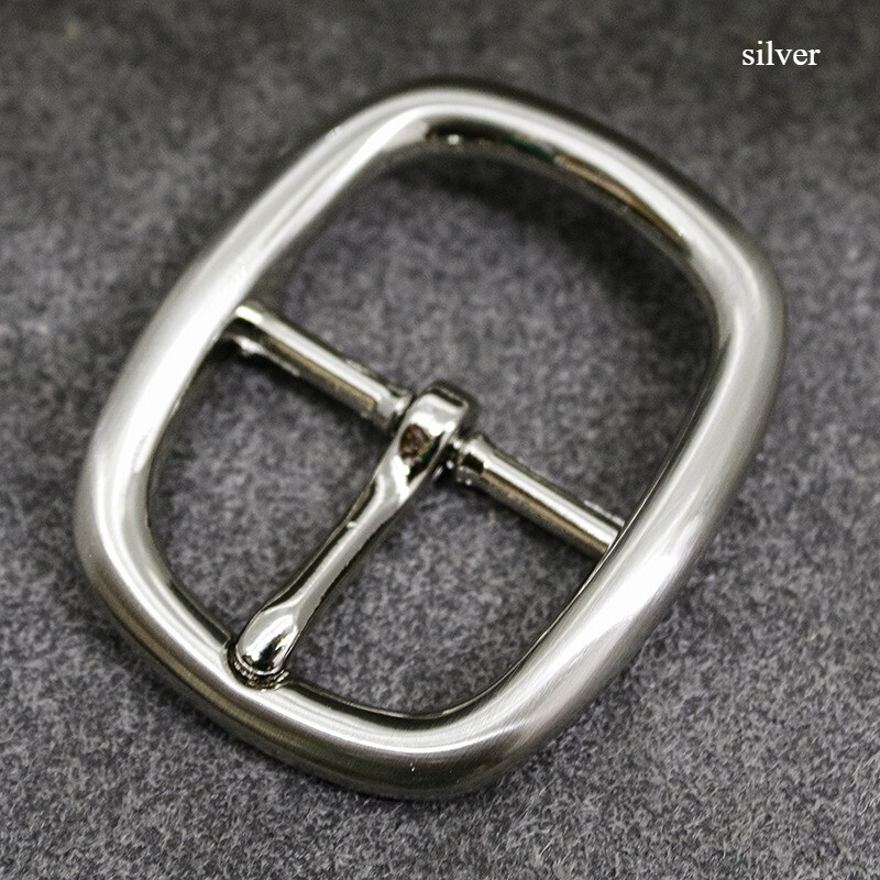 1X 30mm Belt Buckle Single Prong Rectangle Replacement Tongue Pin Buckle for Men