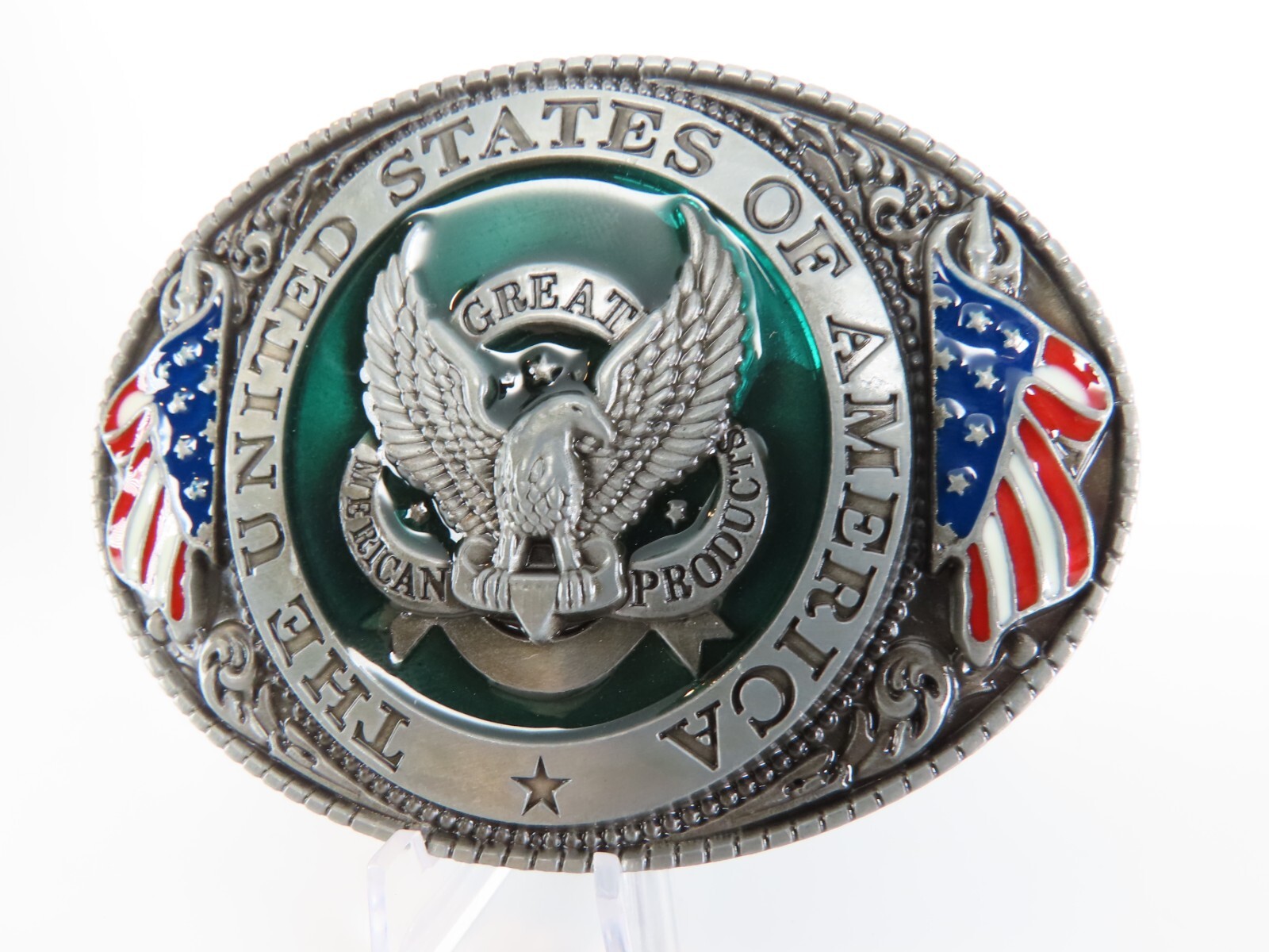 New United States of America Belt Buckle Great Americal Products Metal