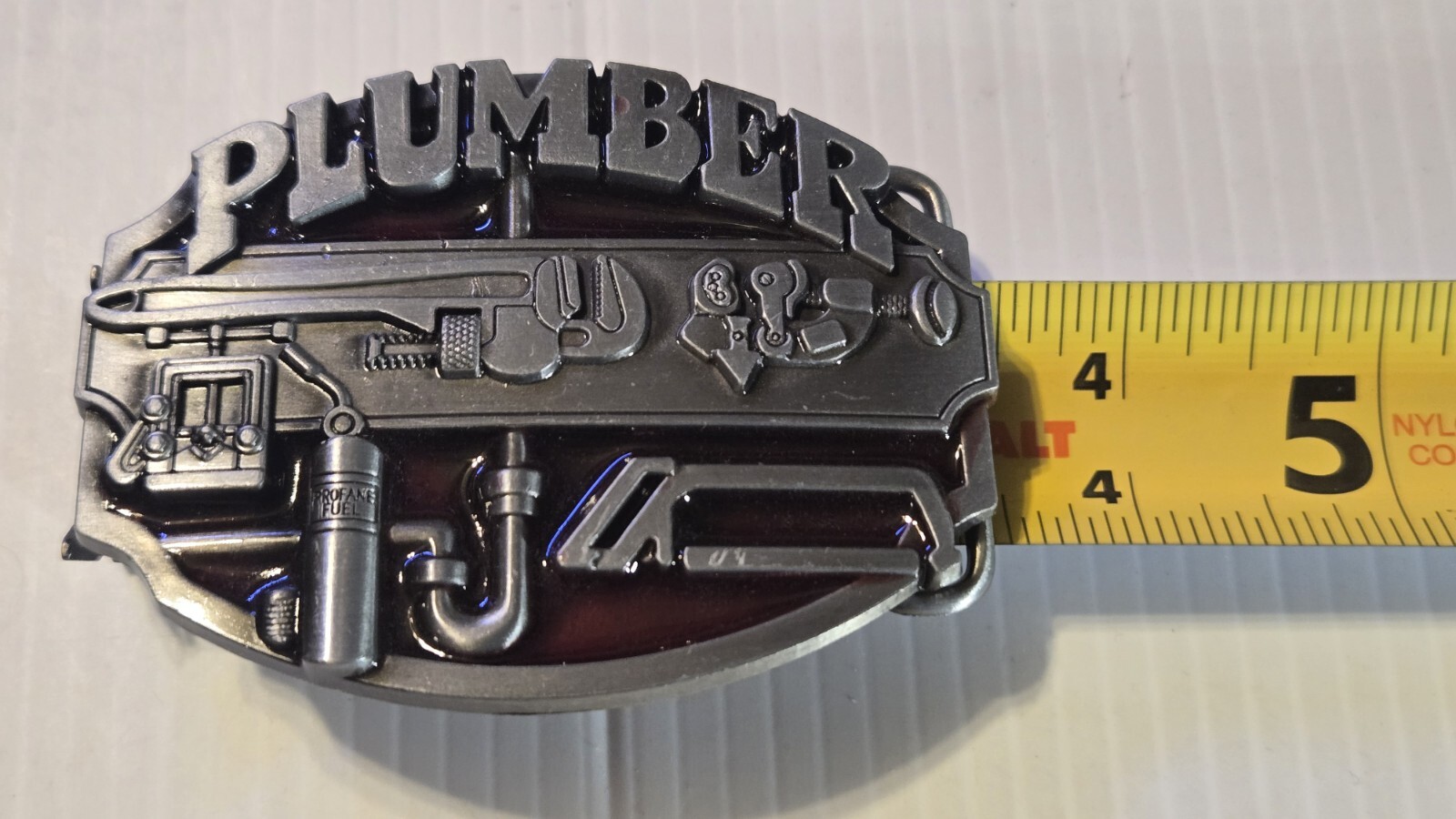 PROFESSIONAL PLUMBER Metal Belt Buckle