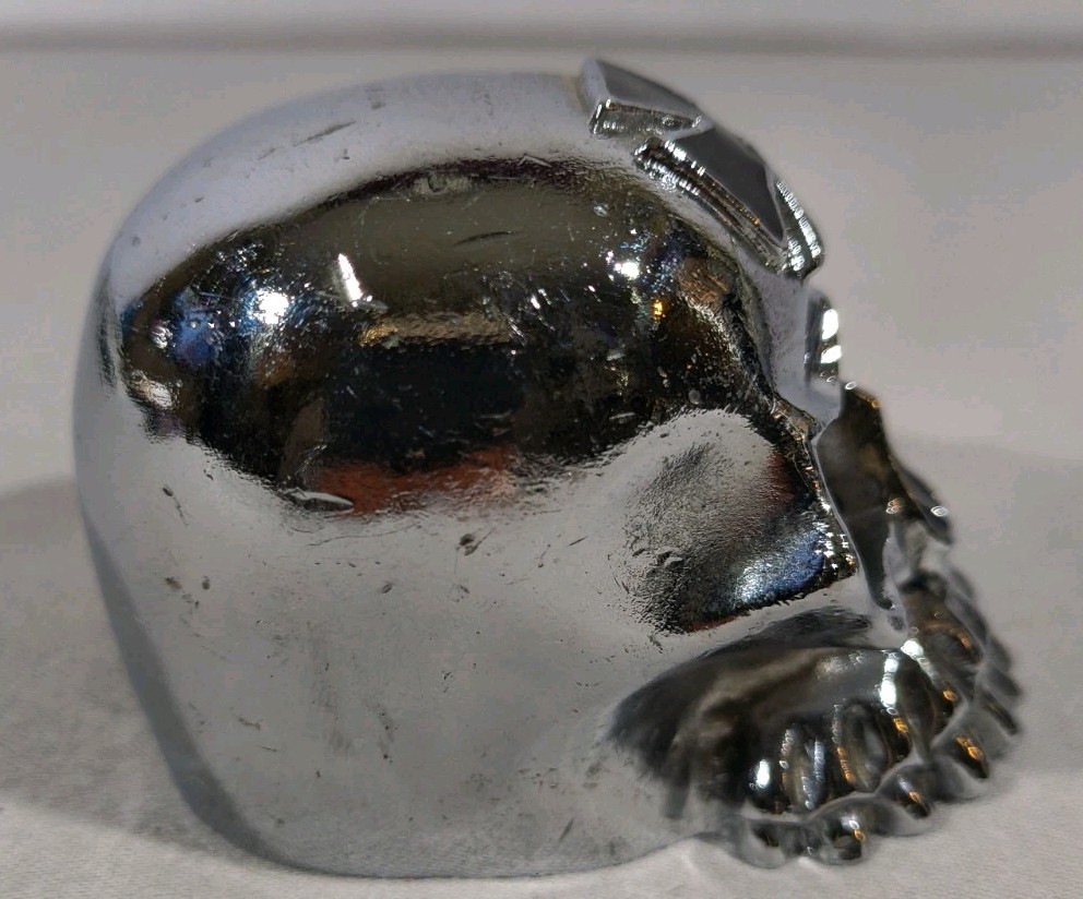 Motorcycle Knob Cover IRON CROSS/SKULL maltese cross chopper motorcycle biker