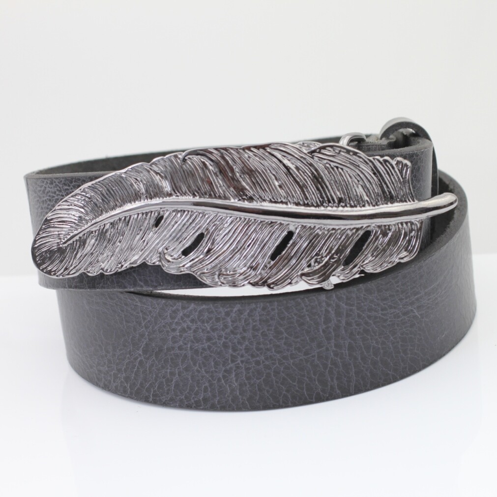 Belt buckle spring, belt buckle for 4 cm leather leather belt, removable buckle