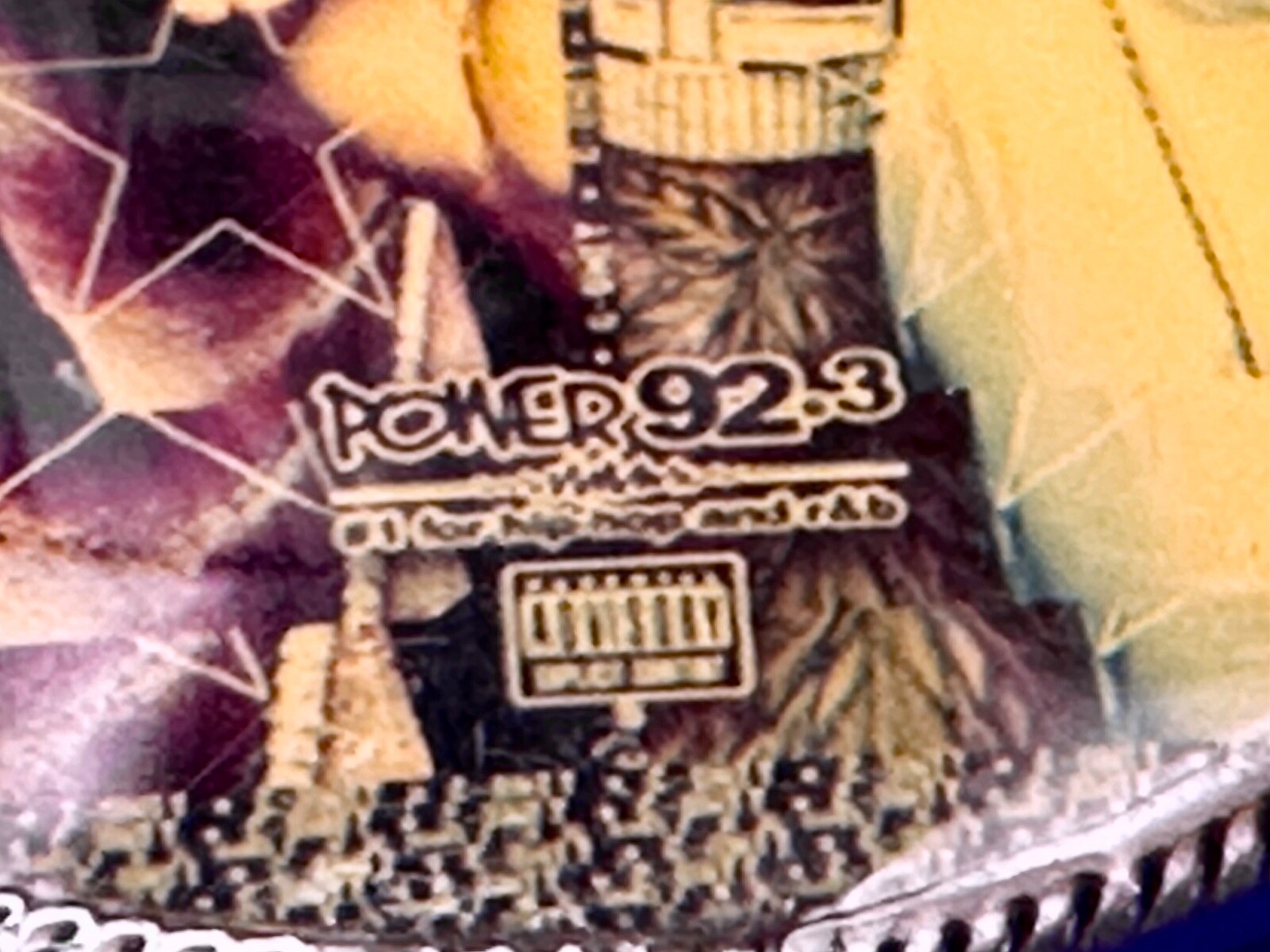 Power 92.3 Radio Station for Hip Hop & R&B Chicago Artist Promotion Belt Buckle