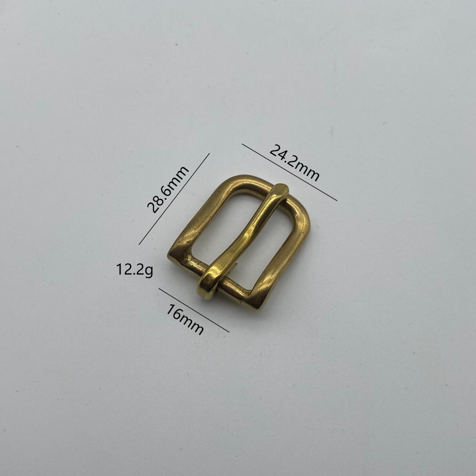 Solid Brass Buckle Handbag Buckle Luggage Fastener Buckle 16/25/30/33mm