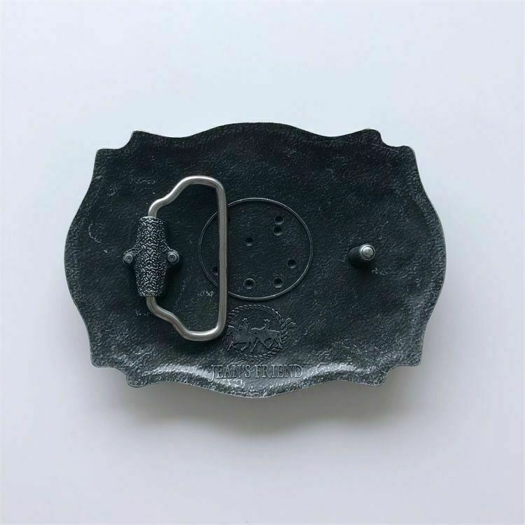 Initial Letter « B » Cowboy Rodeo Western Metal Belt Buckle