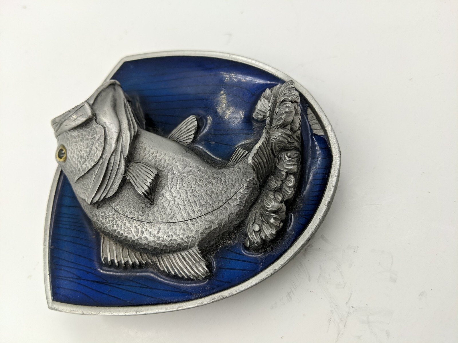 Trout fisging Bergamot Inc Hand Made with pride in the USA Pewter