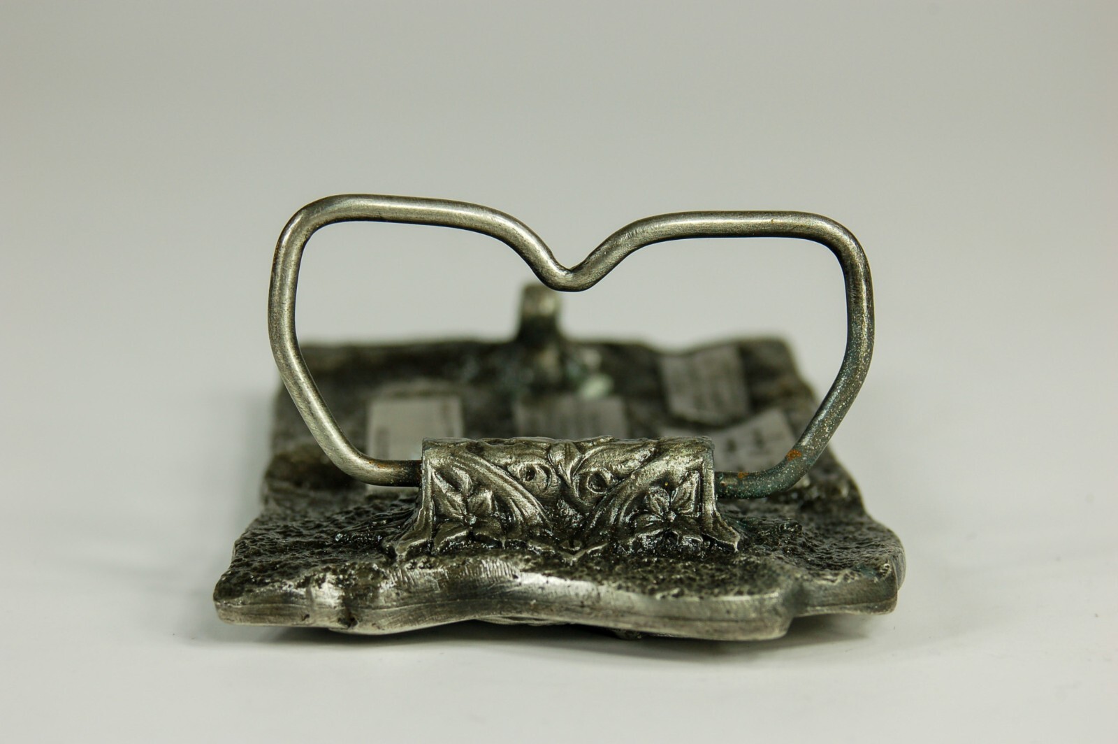 Civil War Commemorative belt buckle western pewter 1982 Siskiyou Buckle Co.