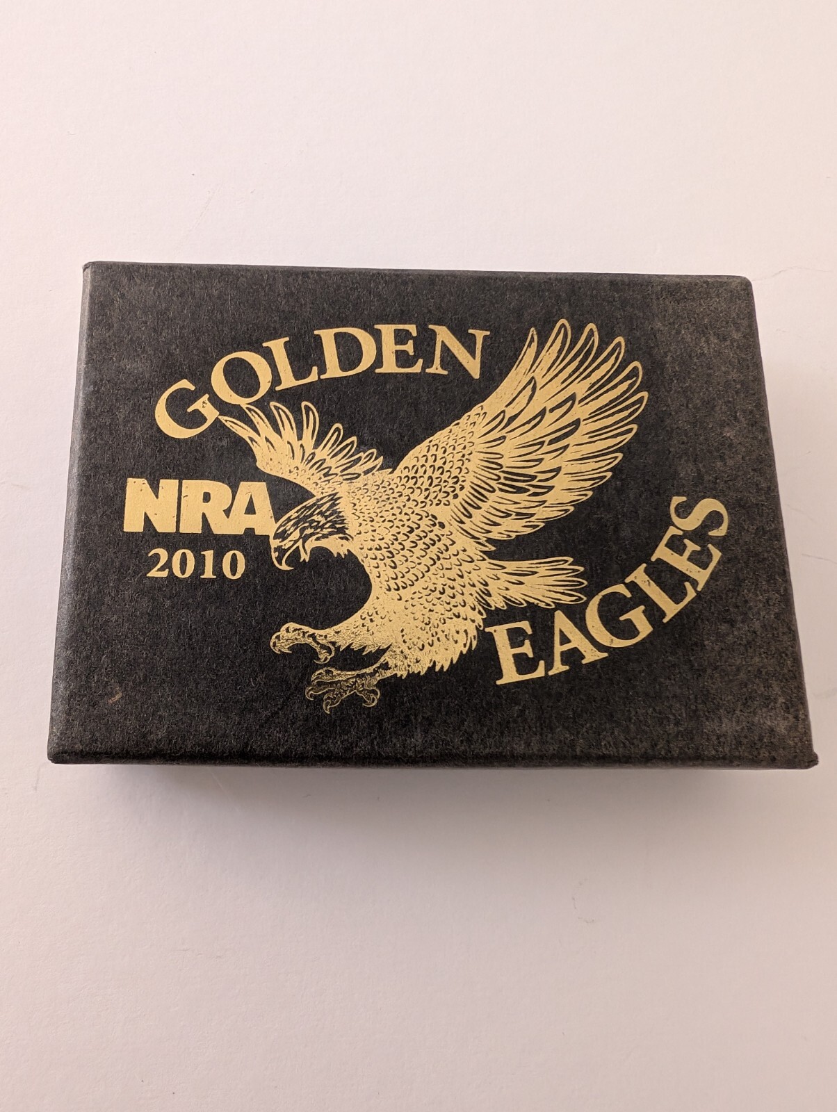 Vintage NRA Belt Buckle 2010 in Box Eagle Enamel