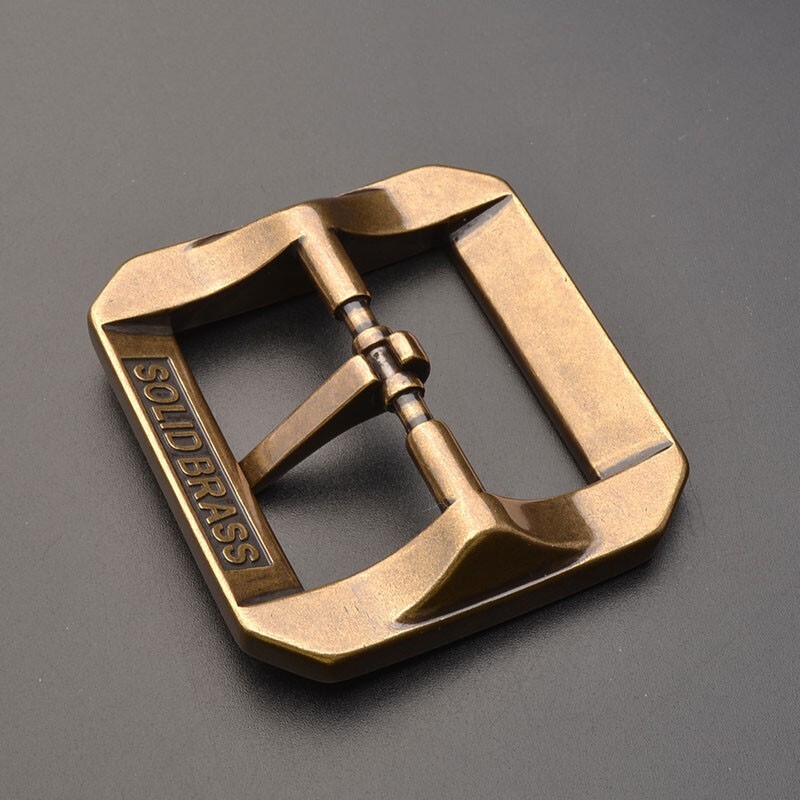 Solid Brass Vintage Belt Buckles Tongue Pin Belt Buckle Fits For 1.5 INCHES Belt