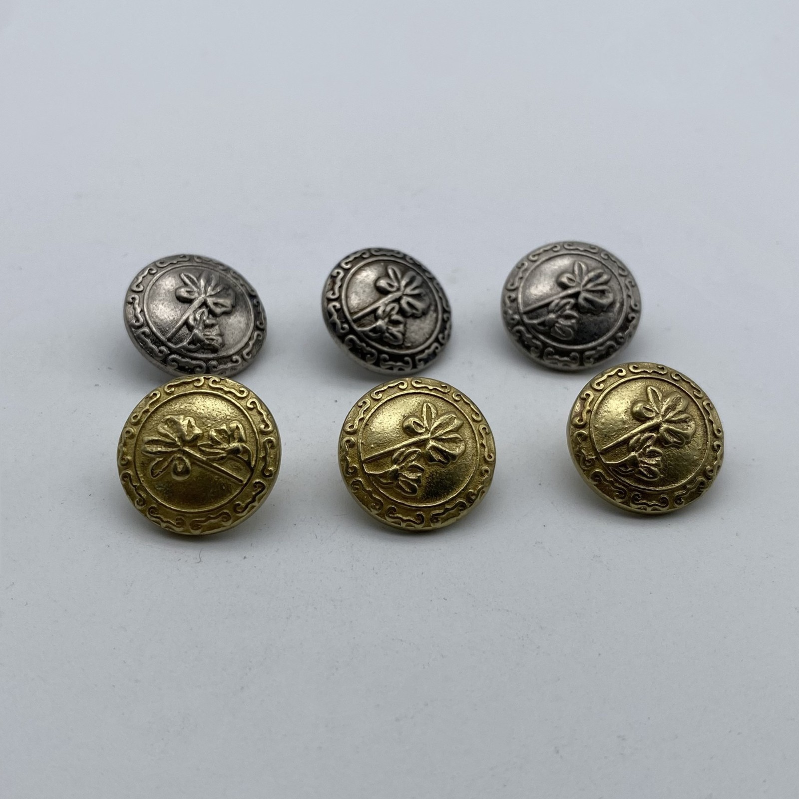 Brass Round Classic Sewing Button Clothing Button Replacement lot
