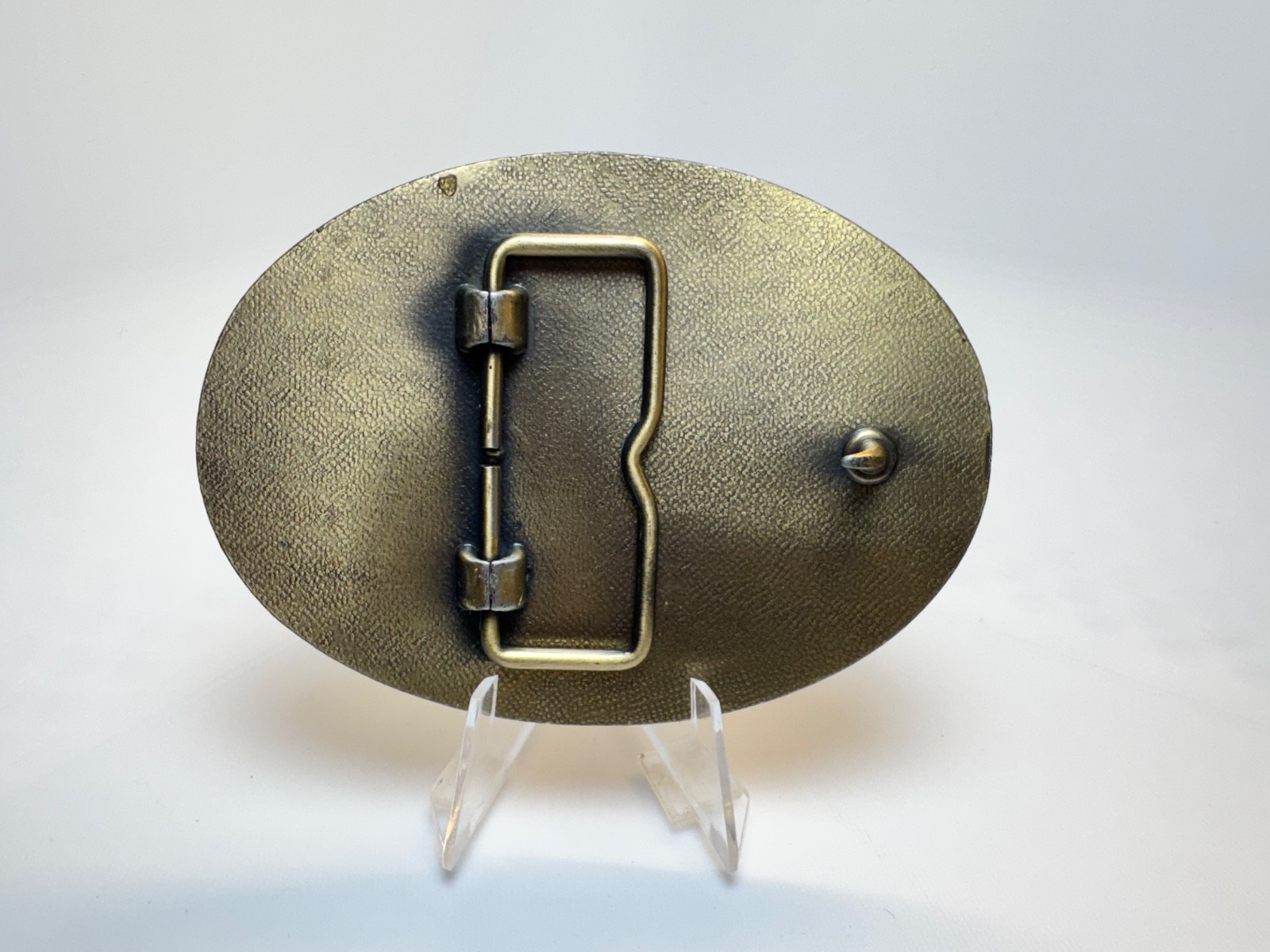 Steam Engine Train Belt Buckle Locomotive Vintage
