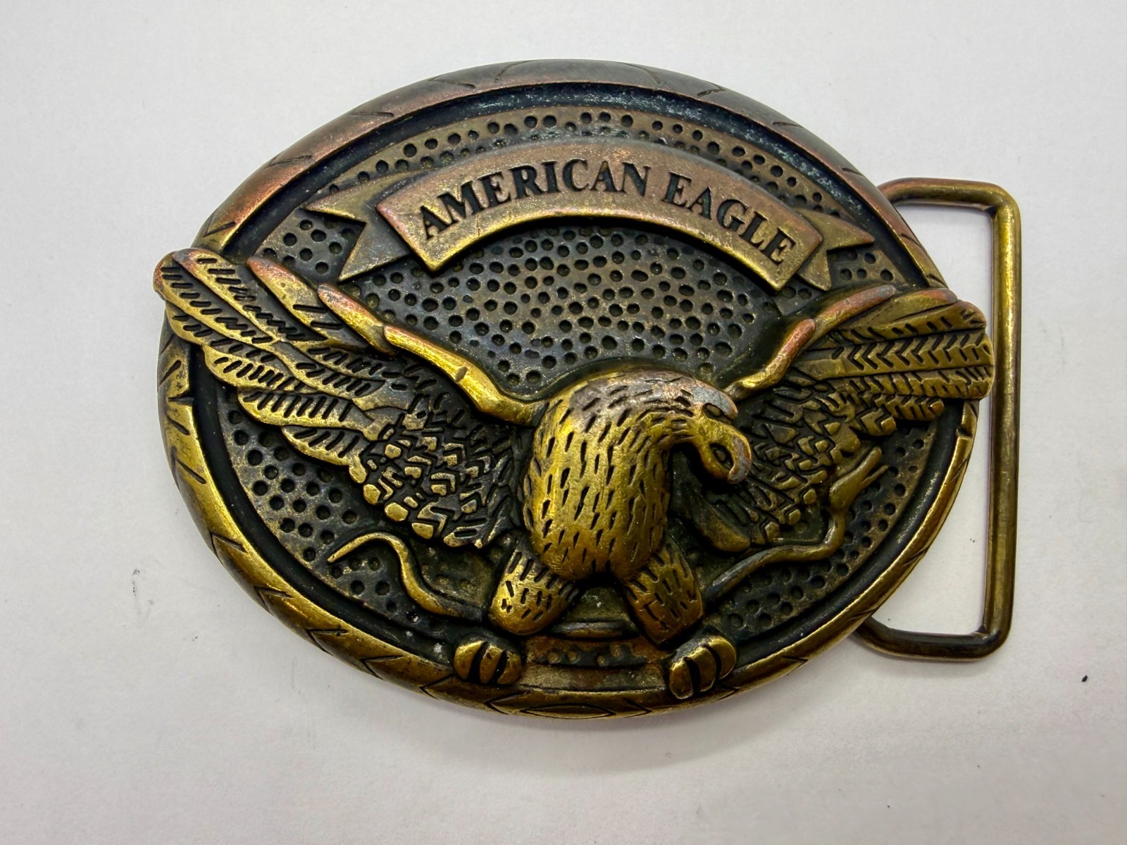 American Eagle Outfitters Spreading Wings Engraved Advertising Promo Belt Buckle