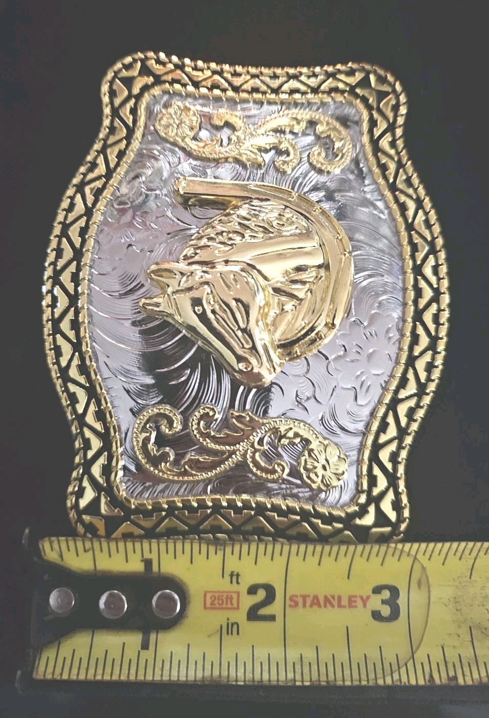 Horse Head Western Cowboy Belt Buckle Hebilla Vaquera Cabeza Caballo Mexico Made