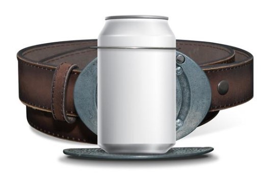 TEXAS LONGHORN ANIMAL BEVERAGE BEER CAN HOLDER BELT BUCKLE BUCKLES