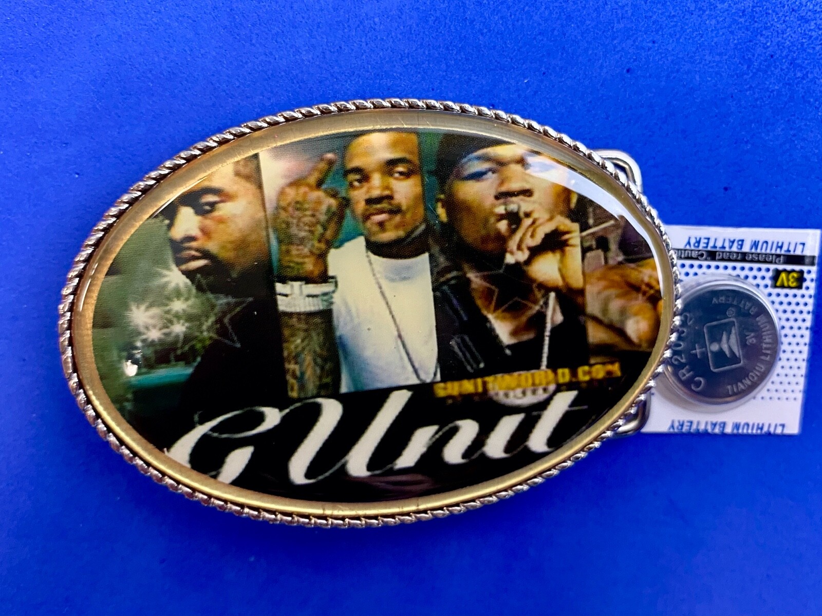 G-Unit Rapper Music Belt Buckle Attention Grabbing Led Lights! W/ Fresh Battery