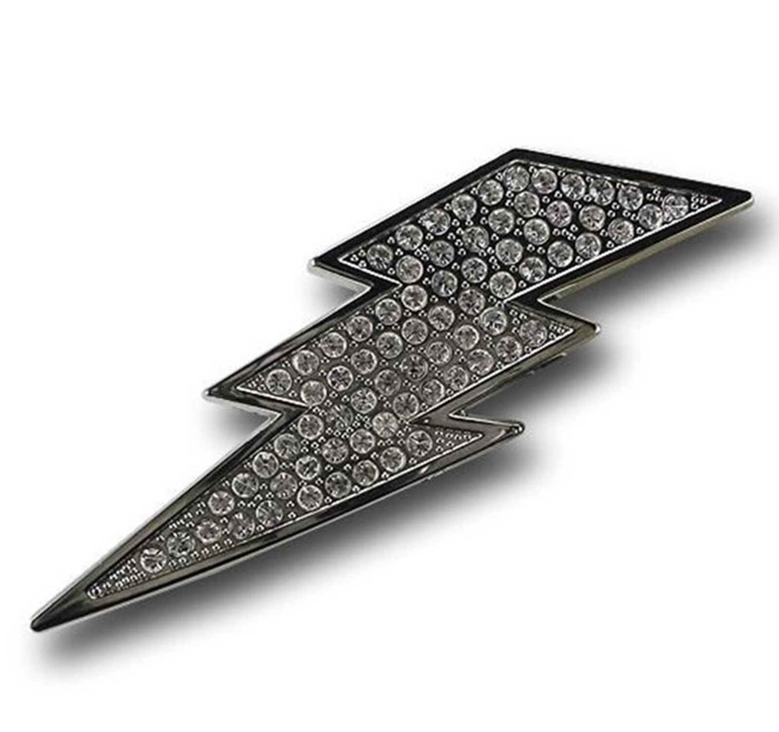 Lightning Bolt Belt Buckle Flash Silver Metal New Men Women Western Rodeo Cowboy