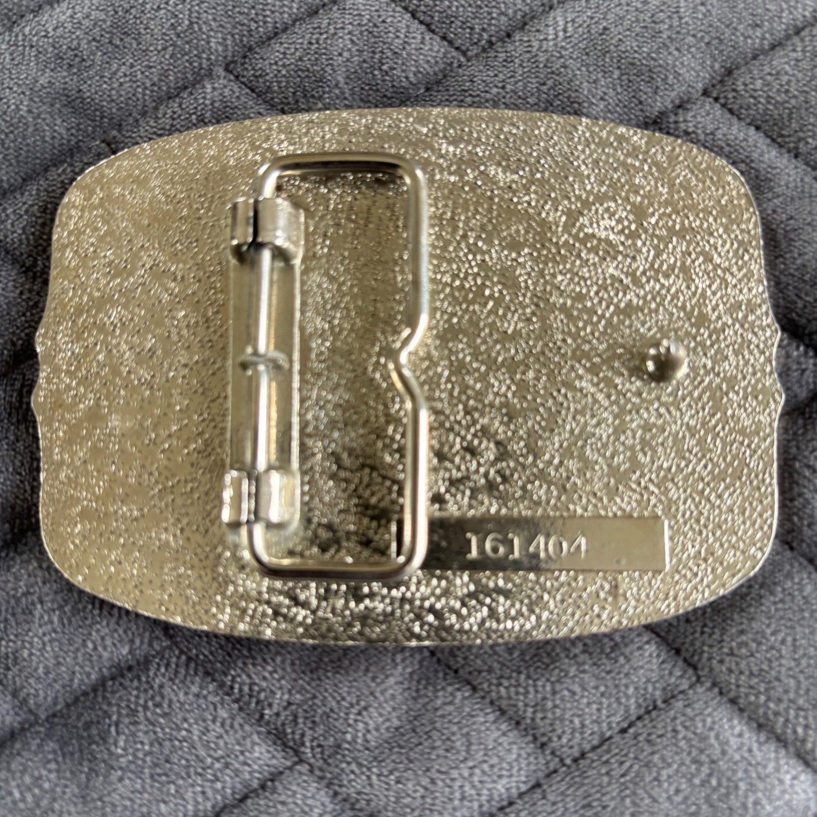 Vintage Eagle Mountain Scene Belt Buckle Gold Tone Western Americana #161404
