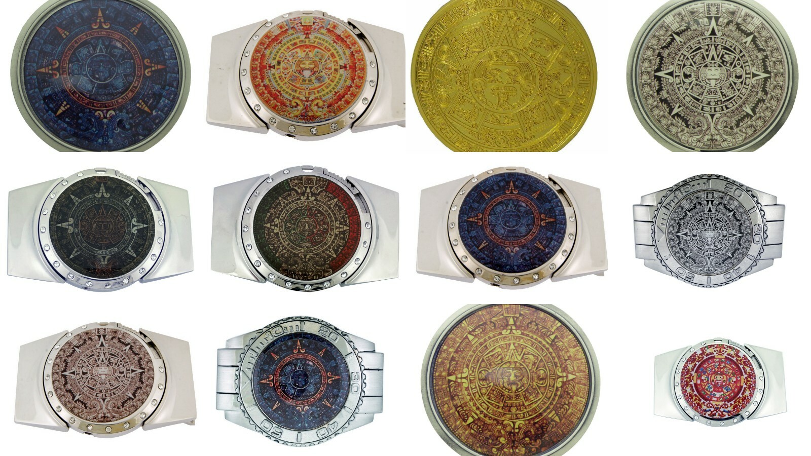 Aztec Calendar Belt Buckle Mayan NATIVE AMERICAN indigenous peoples day Costumes