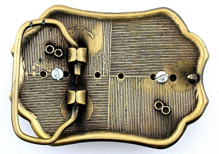 Southwest Western 1964 Kennedy Half Dollar Gold Color Belt Buckle EPBB114-92122
