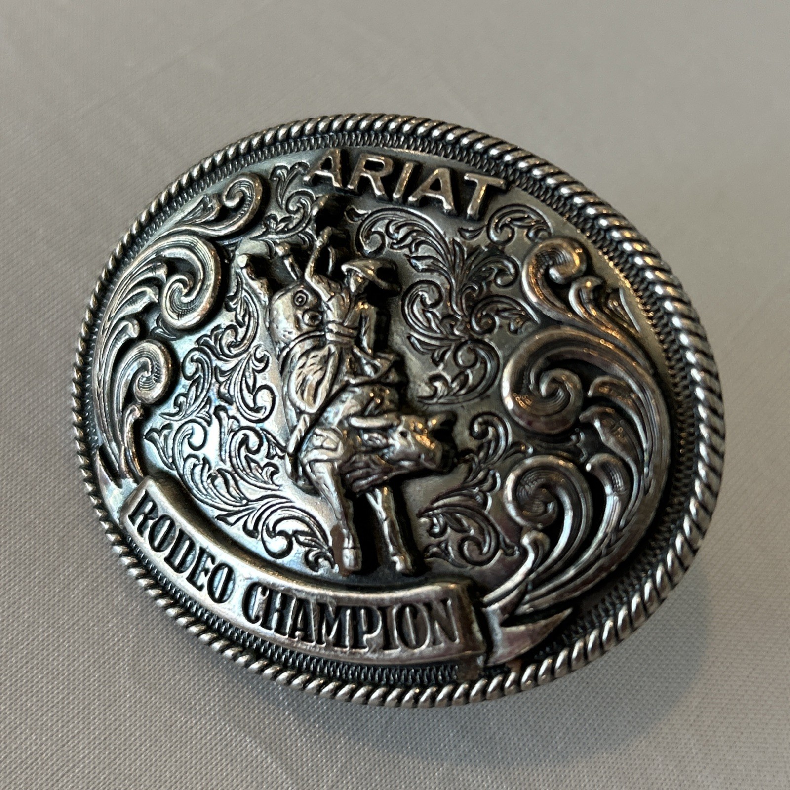 Ariat Youth Western Belt Buckle Bull Rider Rodeo Champion Kids
