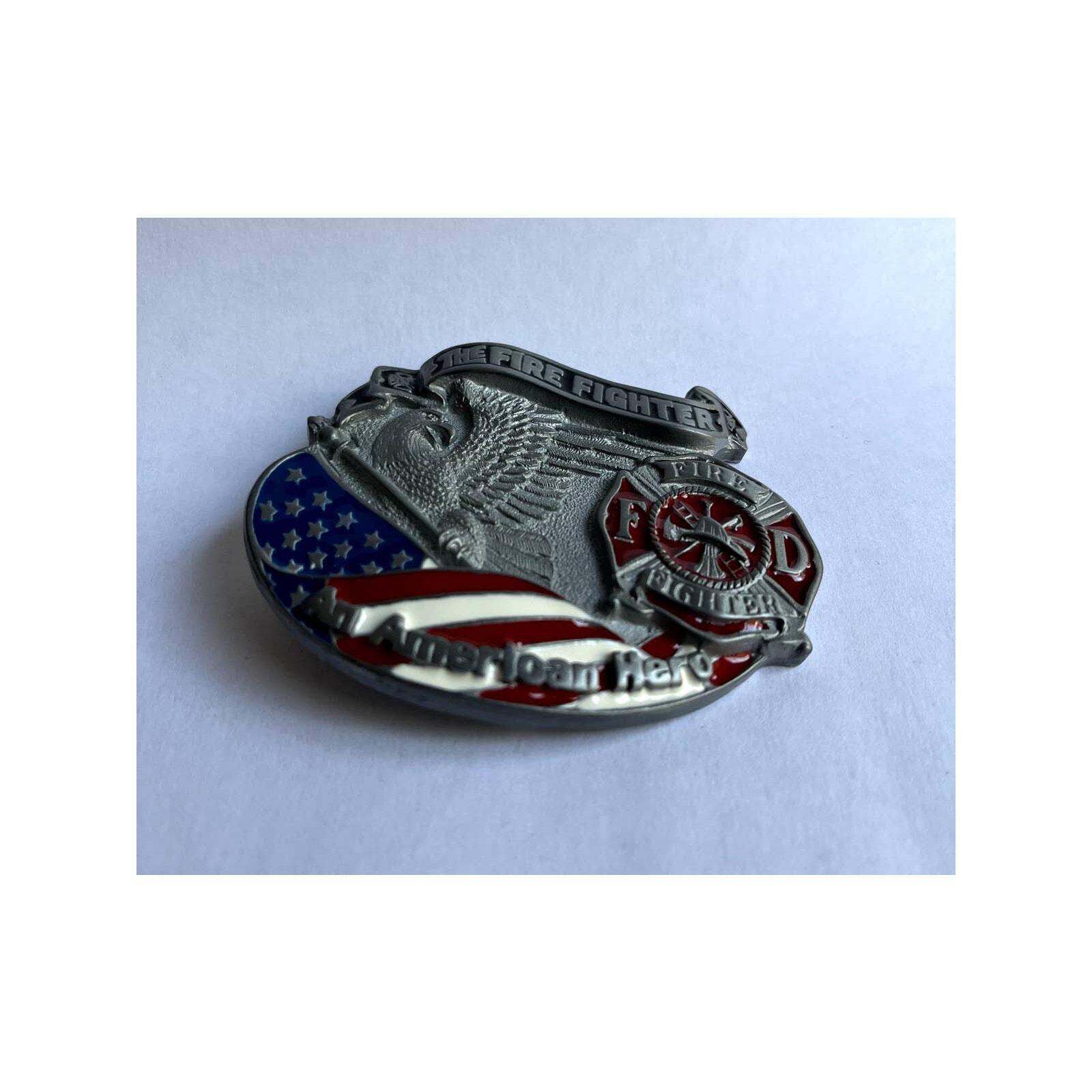 FD Fire Department Firefighter Belt Buckle First Responders NOS
