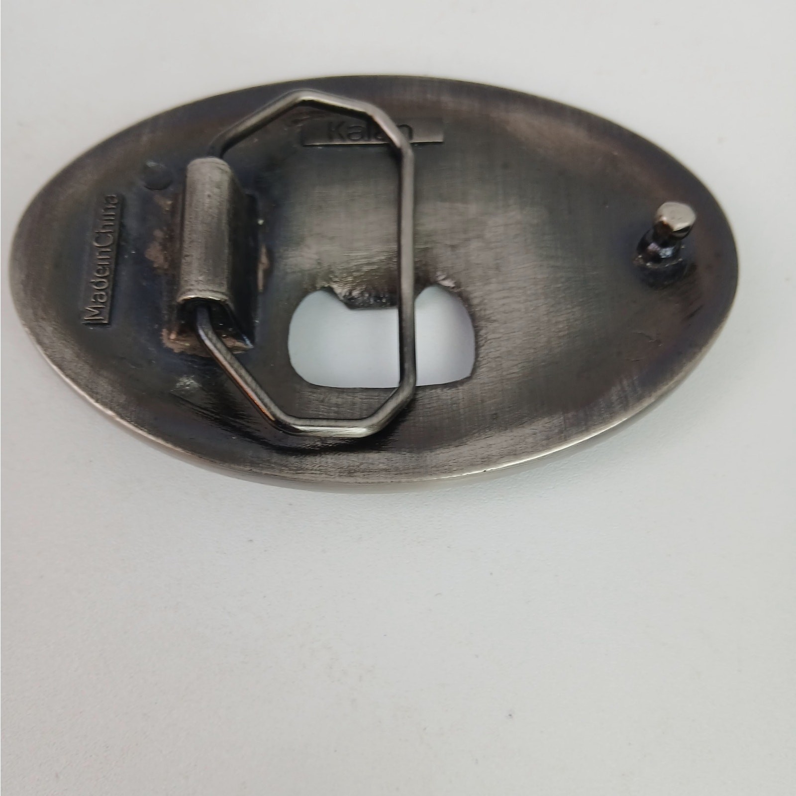 Kalan WASTED Silver Belt Buckle With Built In Bottle Opener Foaming Beer Mugs