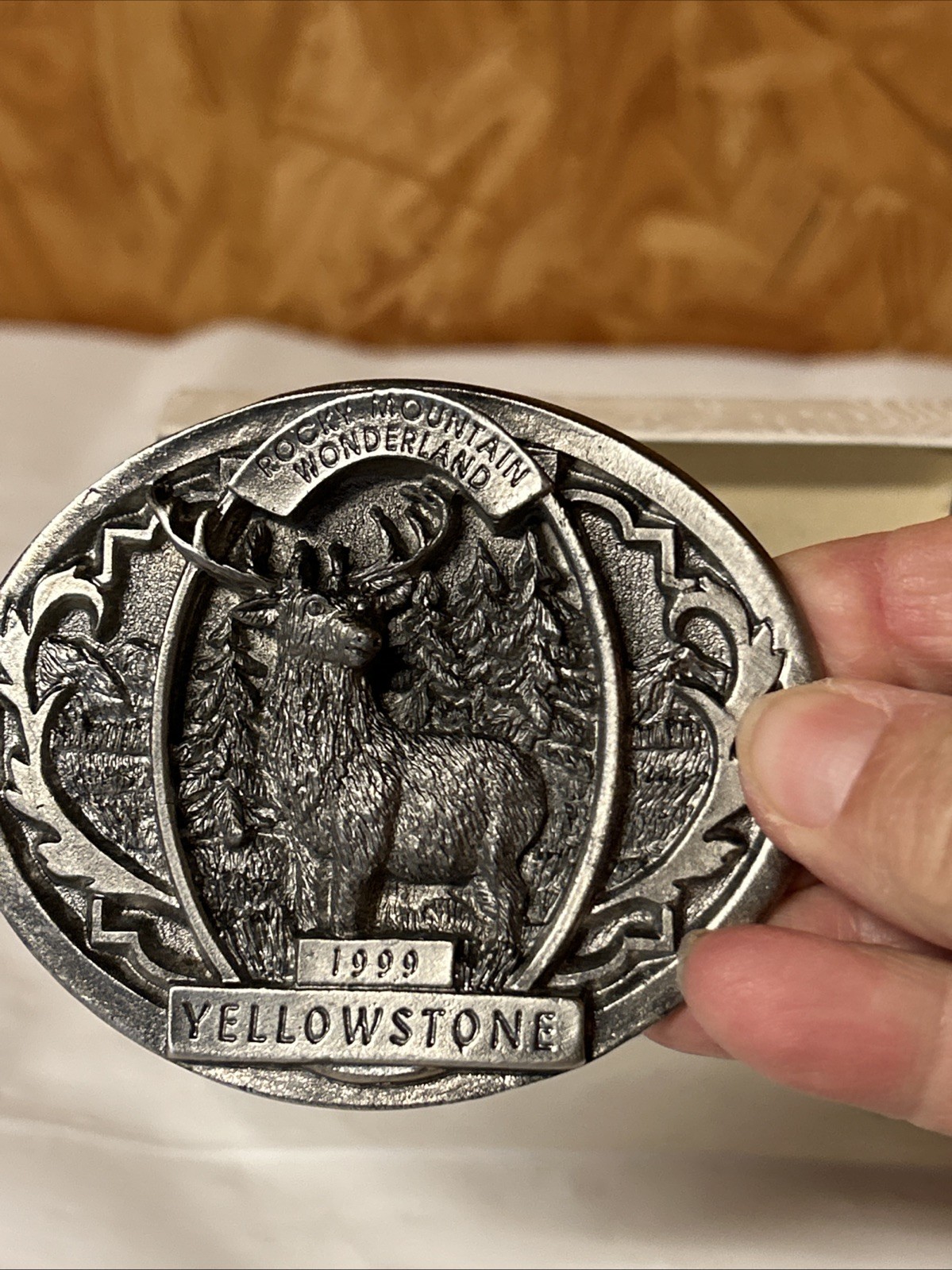 Rocky Mountain Wonderland Ltd Edition Hamilton Stores Yellowstone Belt Buckle 9A