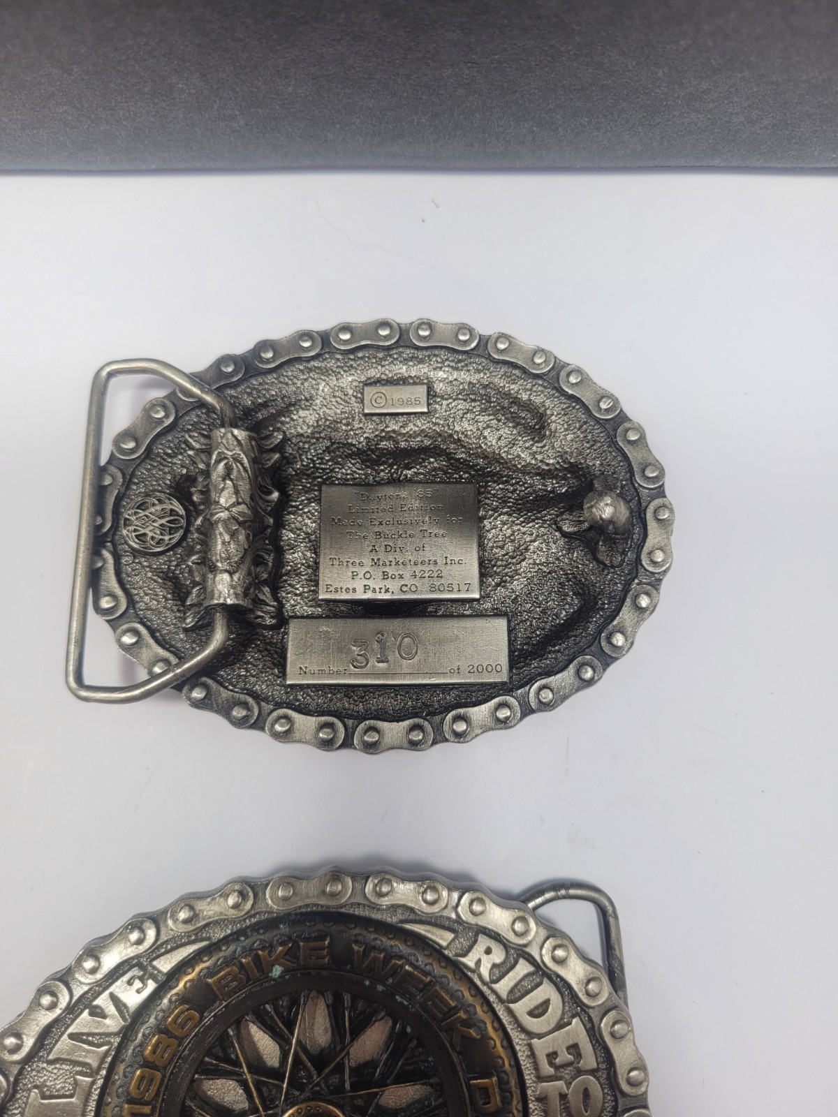 Vtg 80&rsquo;s Daytona Bike Week Belt Buckle Collection Limited Edition Numbered