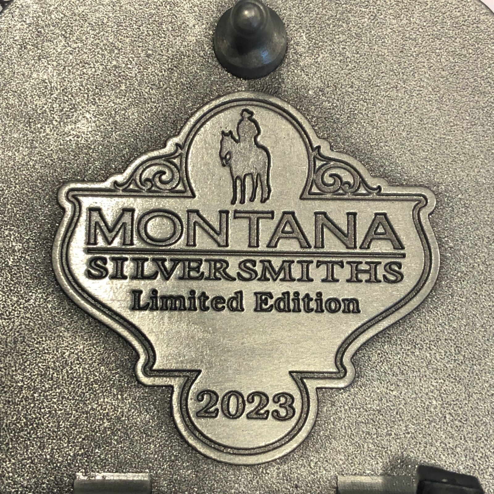 2023 Pendleton Whisky Belt Buckle Montana Silversmiths Let ‘er Buck Rodeo NEW