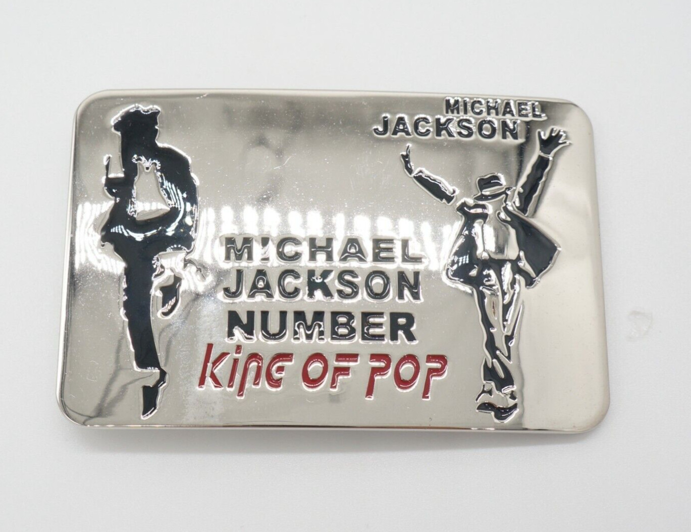 Michael Jackson King of Pop Belt Buckle | American Silver Vintage Buckle