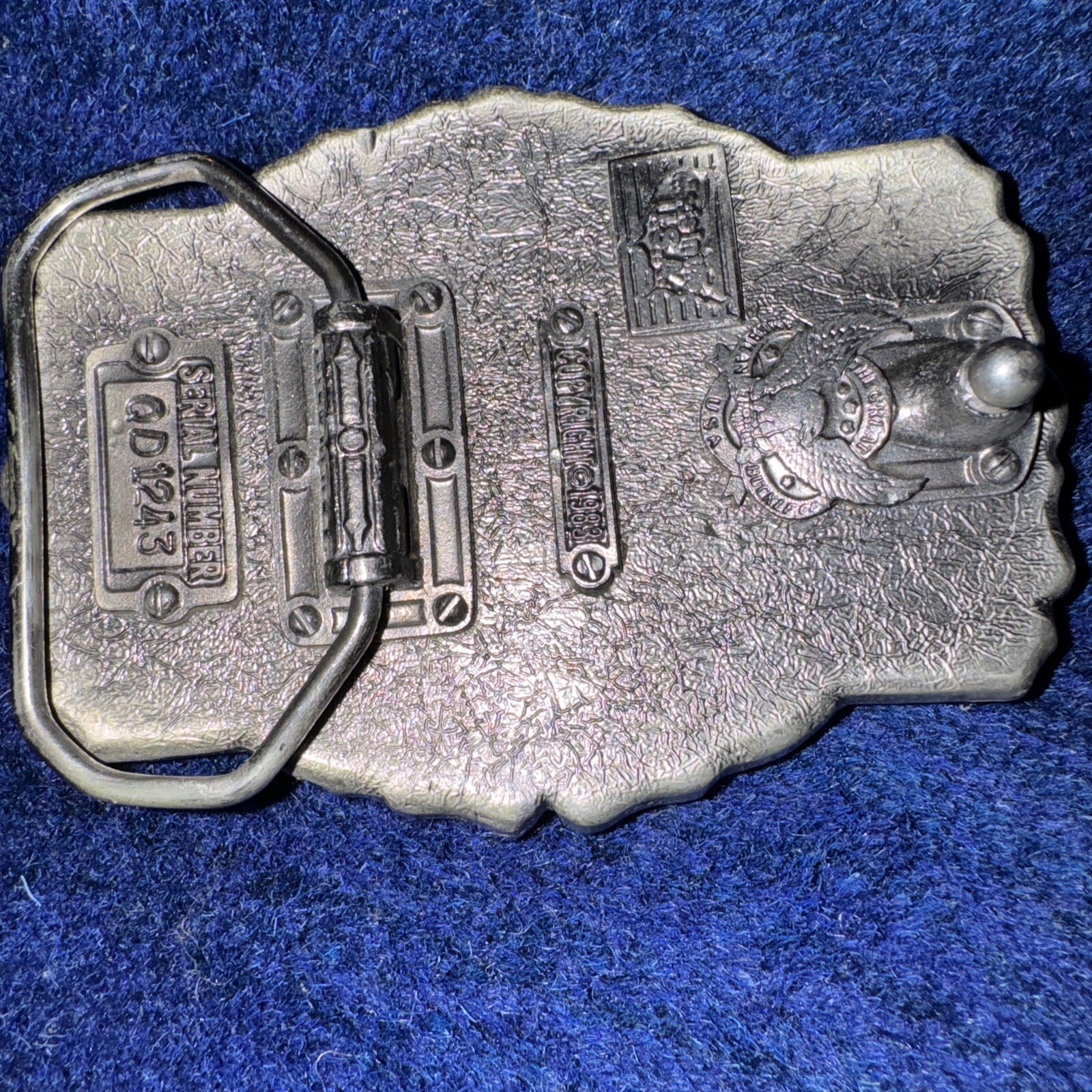 Open Wing Flying Eagle Belt Buckle – 1983 Great American Buckle Company