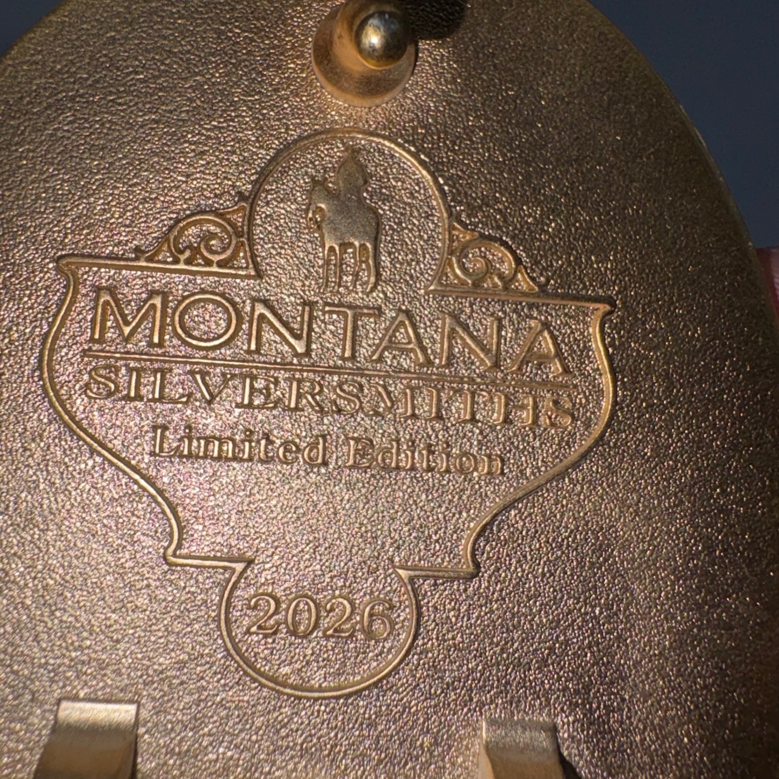 Montana Silversmiths Pendleton Whisky Buckle Limited Edition Let&rsquo;er Buck Gold