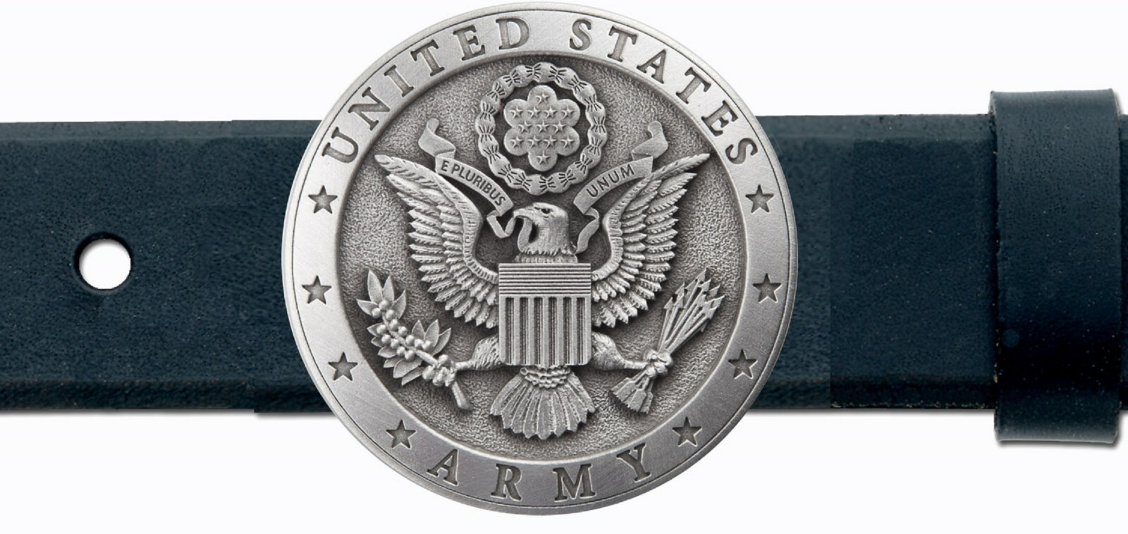 Heritage Pewter US Army Belt Buckle w/Gift Box Circle