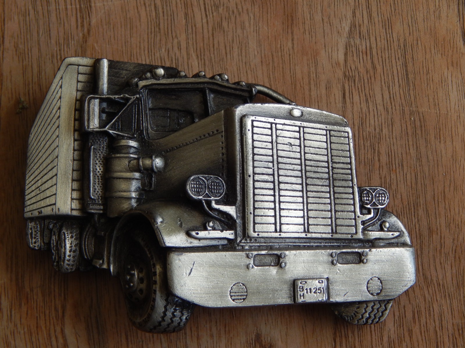 Vintage Semi-truck Belt Buckle