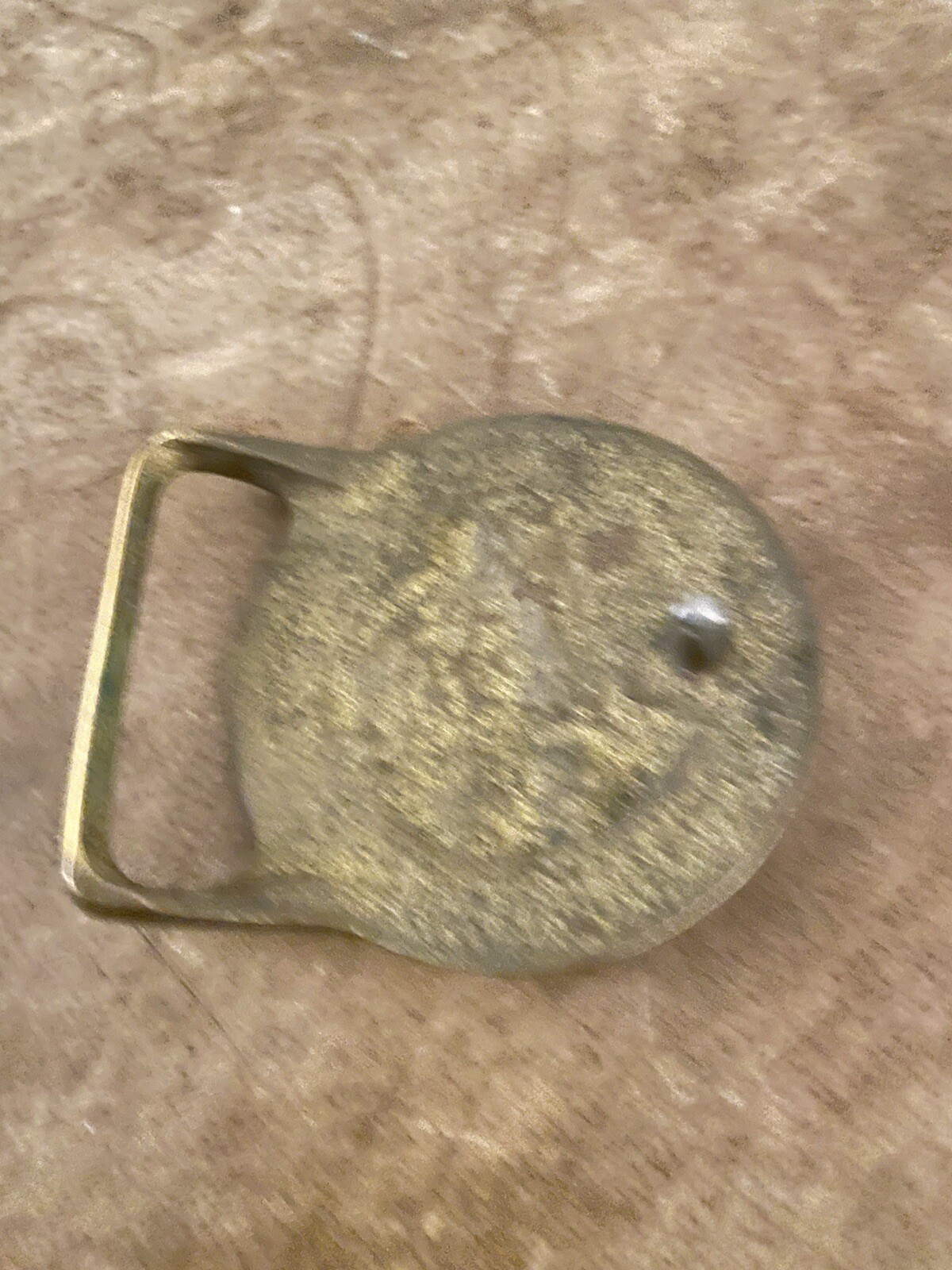 Vintage Blacksmith Gold Belt Buckle Buck Go Inc. Bronze