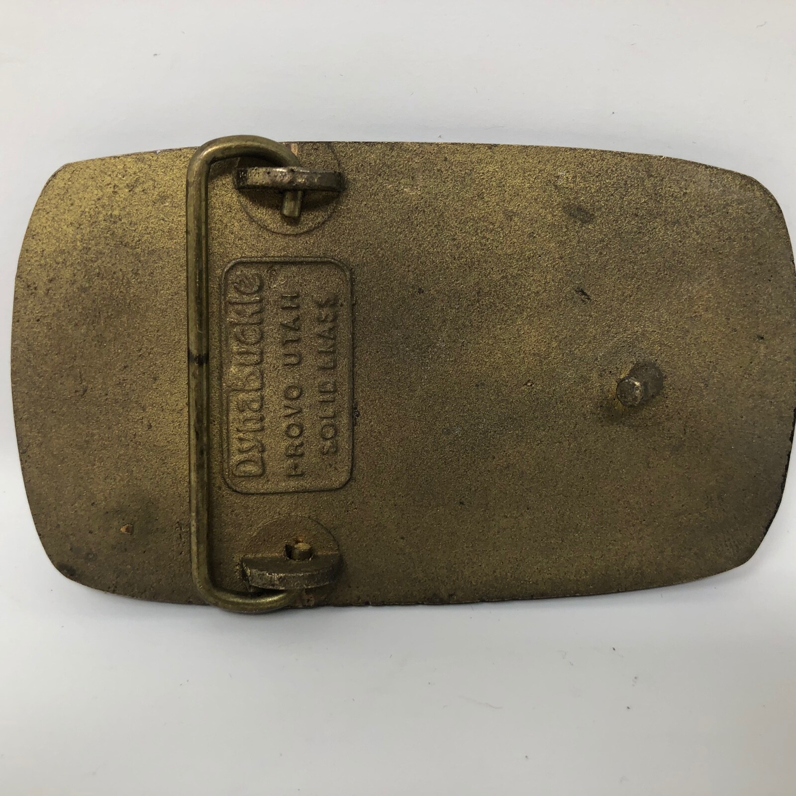VTG Drexel Industries Inc Solid Brass Belt Buckle Provo Utah Dyna Distribution
