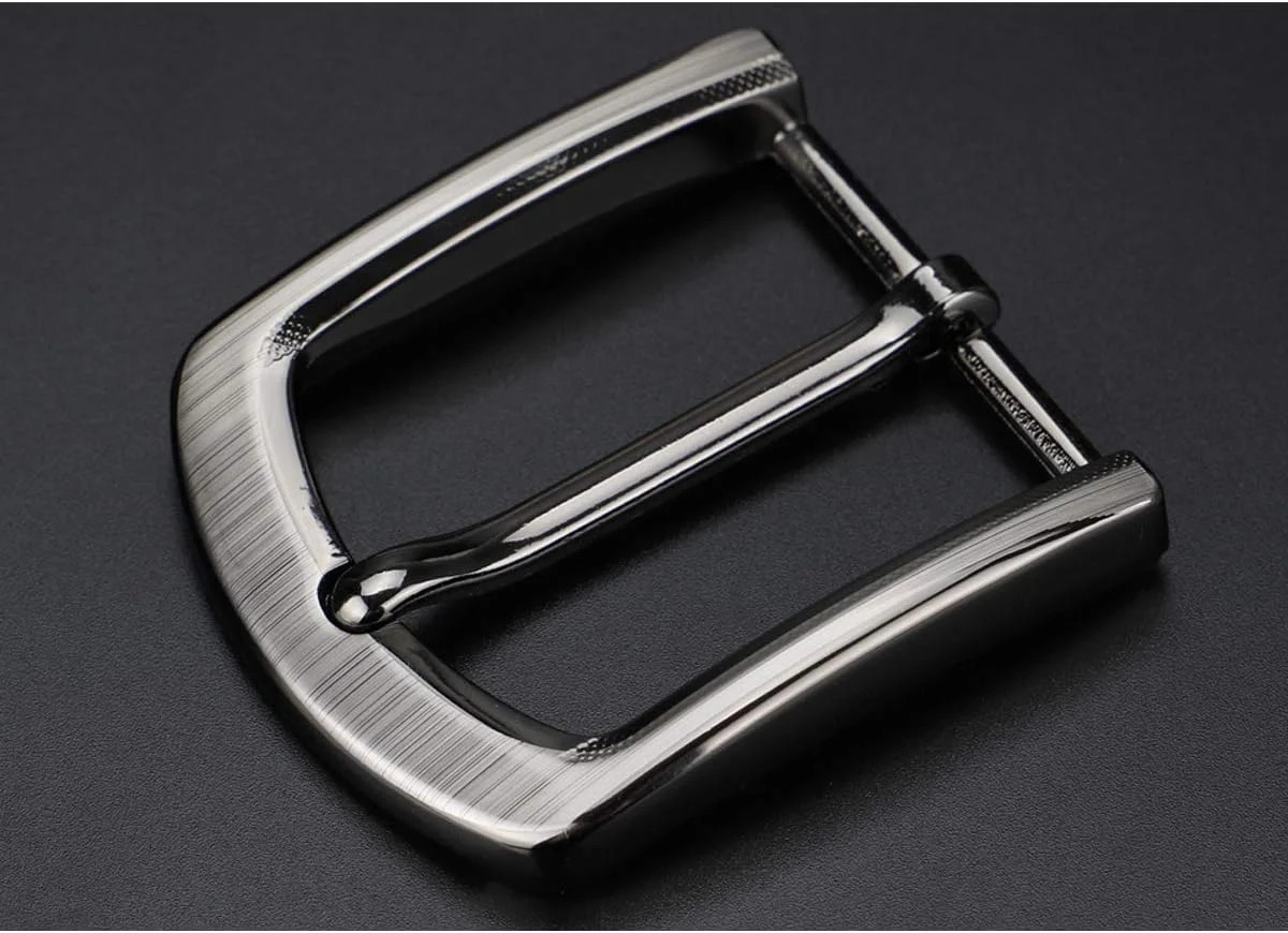 1.5 Inches (38-40 mm) Belt Buckle Single Prong Square Replacement Buckle for Men