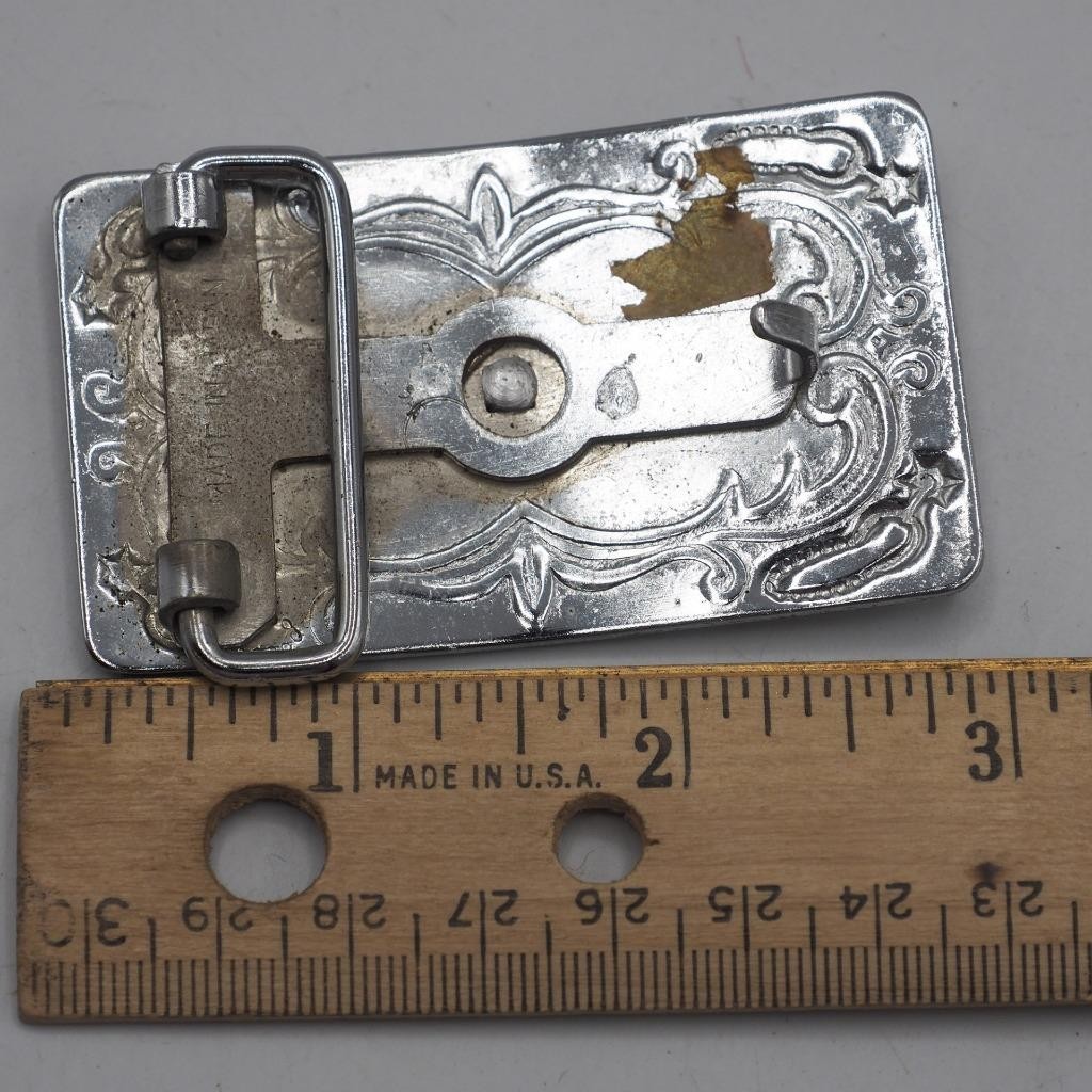 Belt Buckle Western Theme Covered Wagon Conestoga