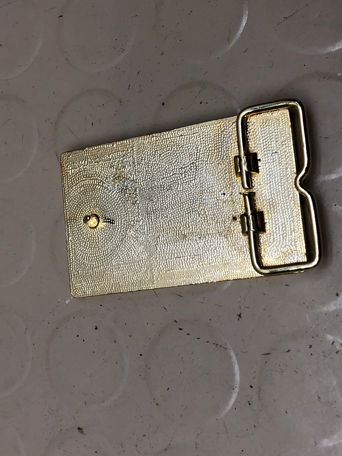 Vintage John Deere Belt Buckle Leadership You Can Count On Metal Tile
