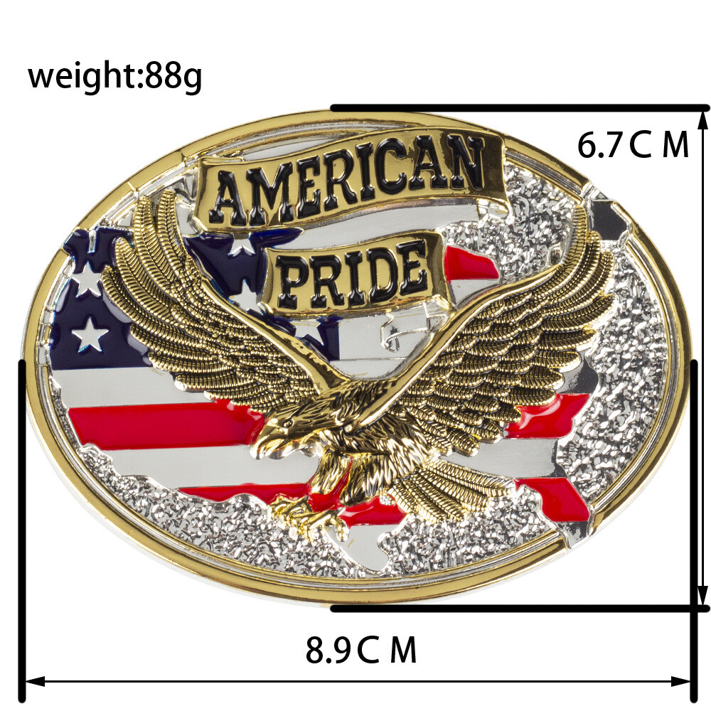 American Eagle Belt Buckle Men Western Cowboy Motorcycle Riding