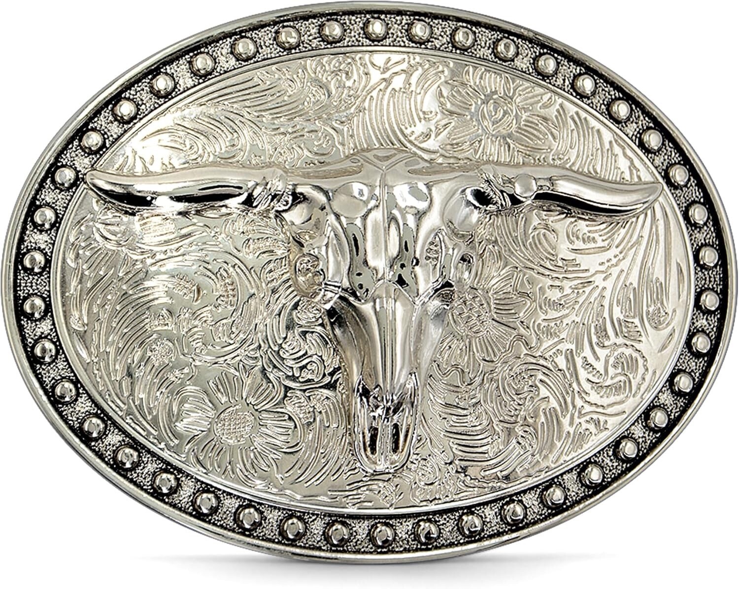 Western Cowboy – Texas Longhorn Belt Buckle for Men Women
