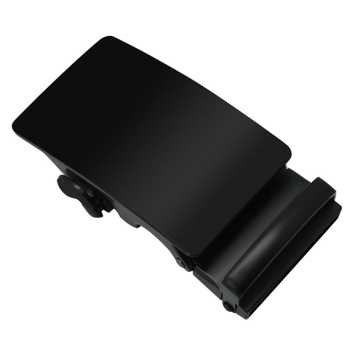 Fashion Men Classic Black Metal Automatic Buckle Ratchet Belt Buckle 3.5cm Width