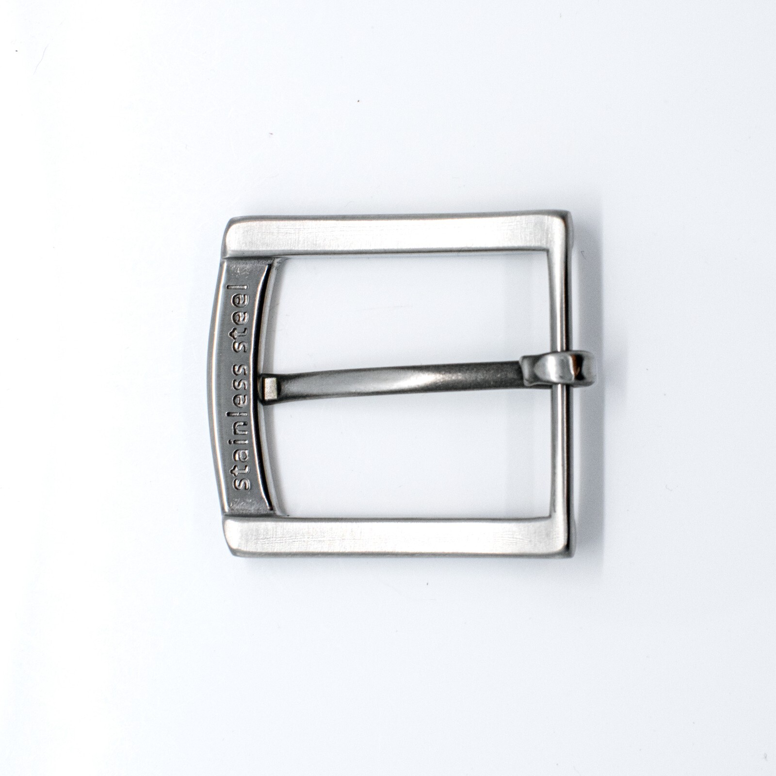 Stainless Steel Heel Bar Belt Buckle – Fits 1.5&Prime; (38mm) Belts – Hypoallergenic