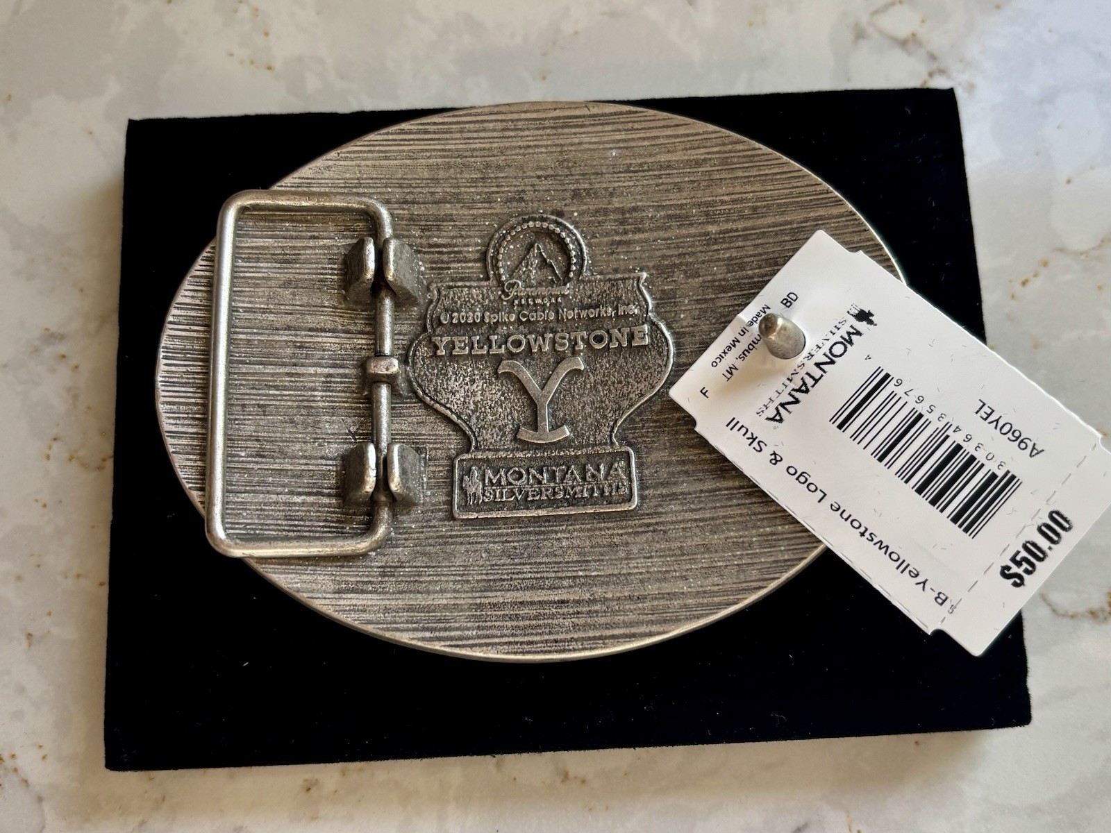 Montana Silversmiths Yellowstone Y Longhorn Skull Belt Buckle Attitude Buckles