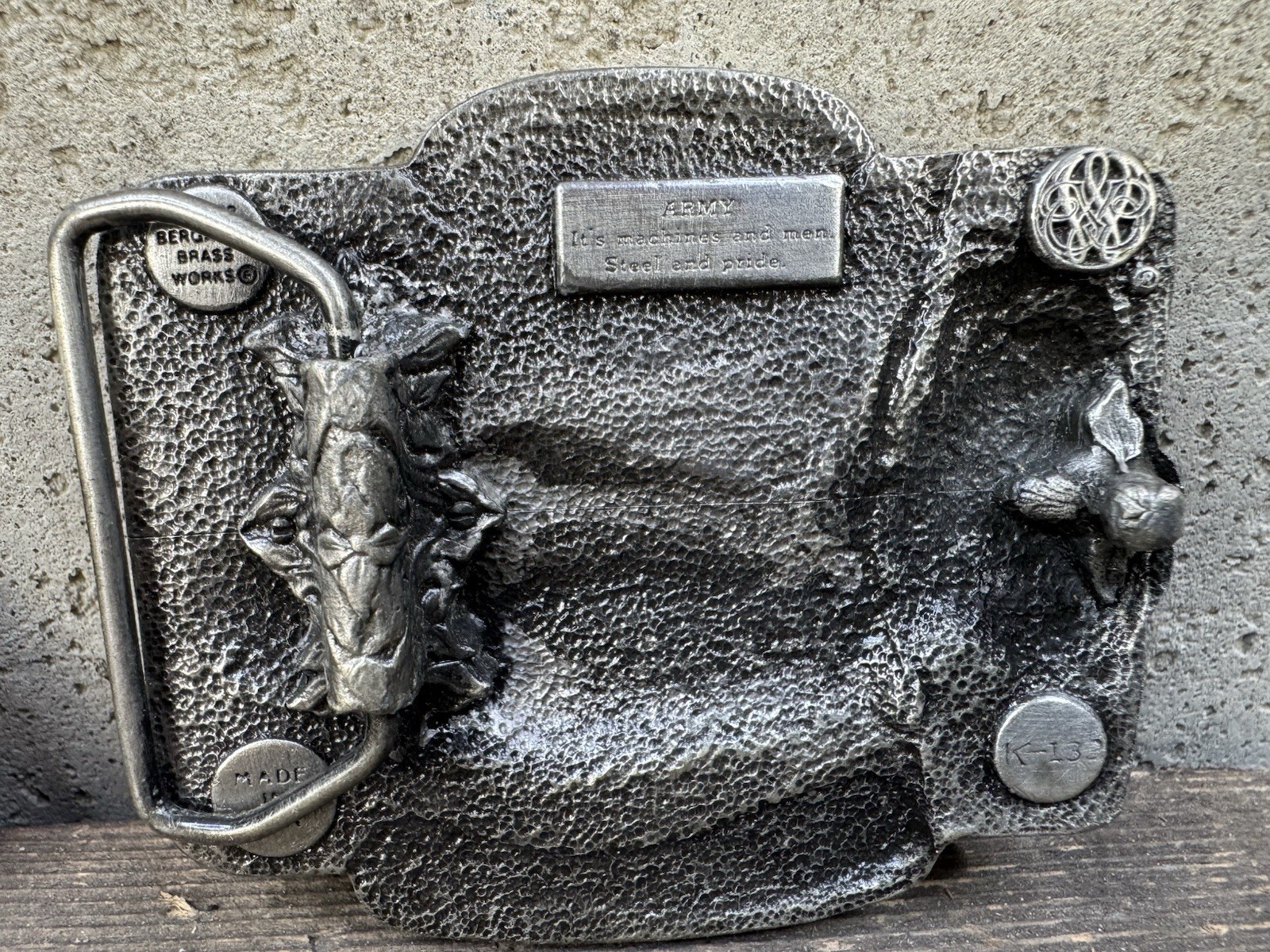 Belt Buckle Lot Of 3 US Army Veterans Memorial Montana