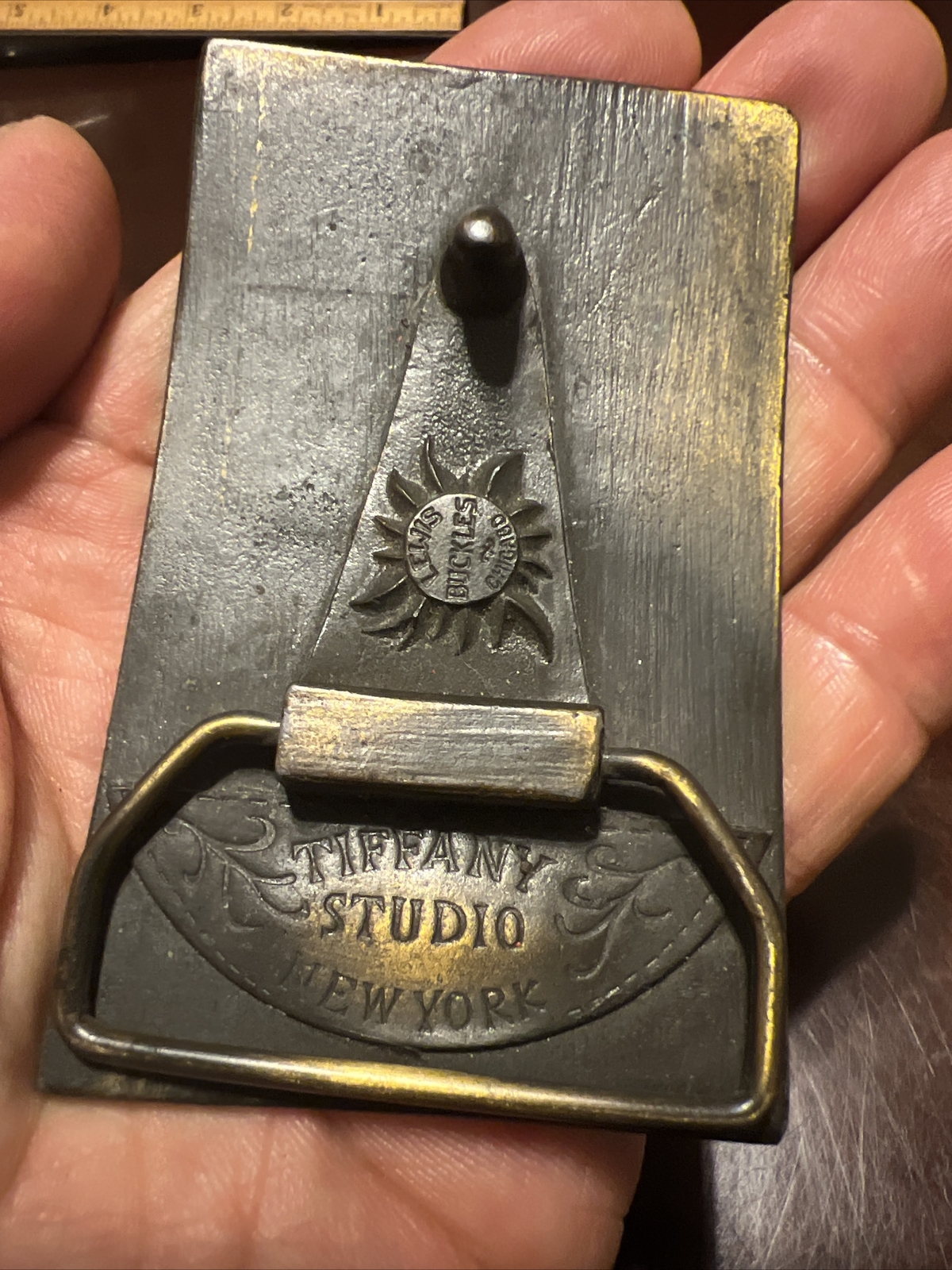 1947 POLISH ARMED GUARD MARKSMAN BELT BUCKLE TIFFANY STUDIO NY – Lewis Chicago