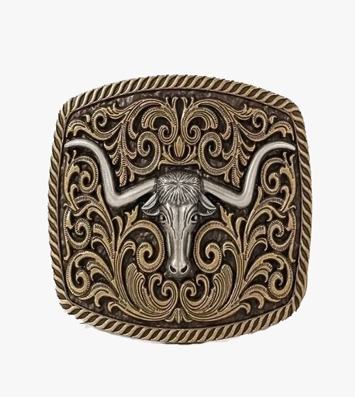 New Belt Buckle Texas Bull Head Cowboy Style # 2