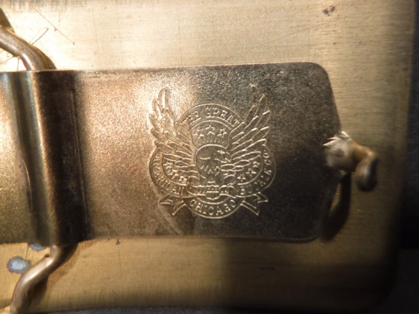Brass & Steel MF Massey Furguson Belt Buckle Far Tractor Implements Great Americ
