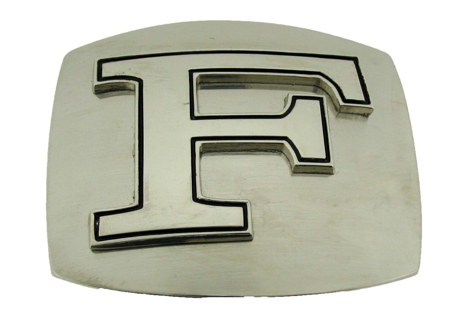 Initial Letter Silver Metal Rodeo Belt Buckles A-Z Western Really Cowboy Style