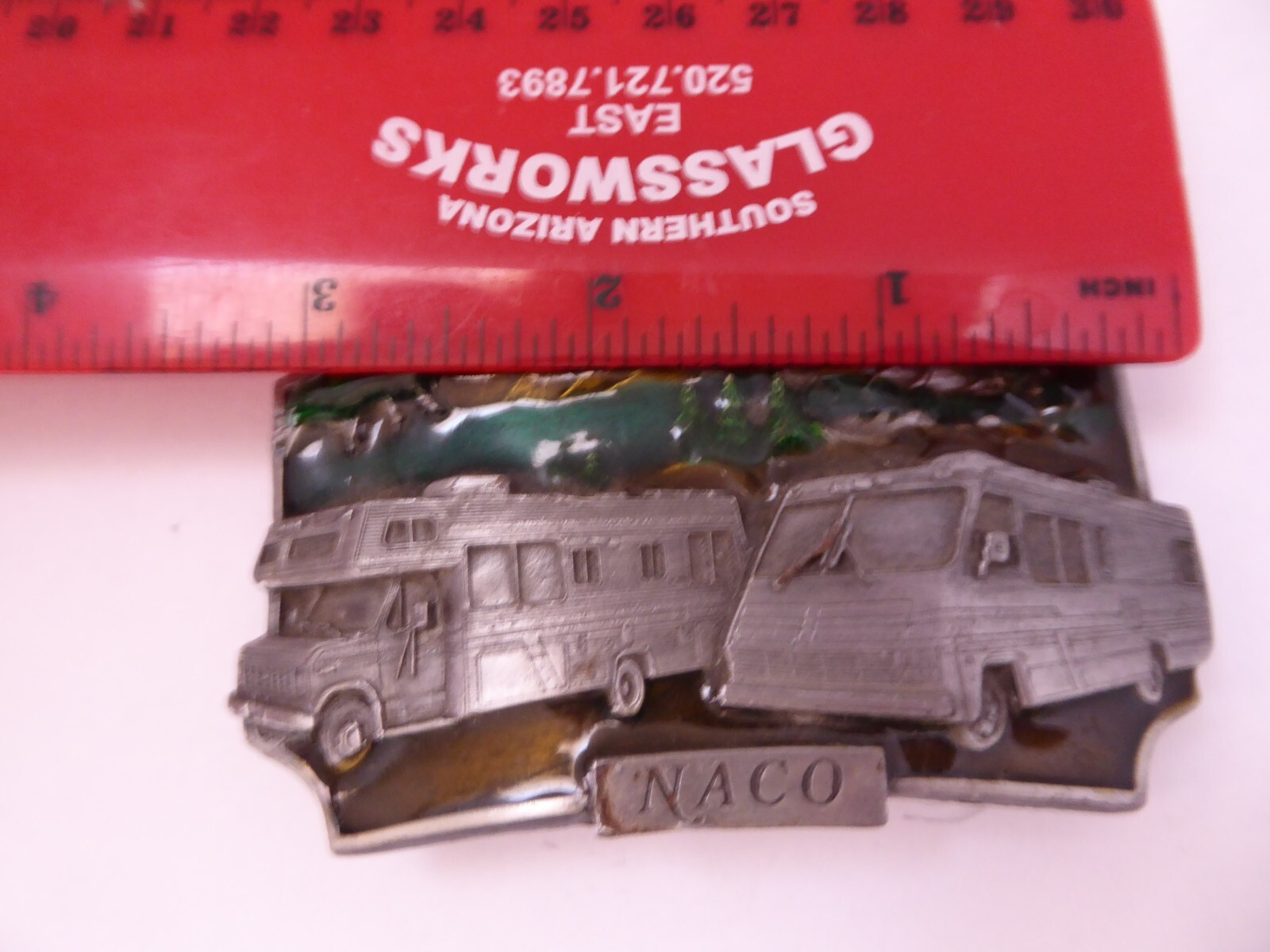Siskiyou 1992 Naco Campground Belt Buckle Limited #231 of 500 Motorhome Vintage