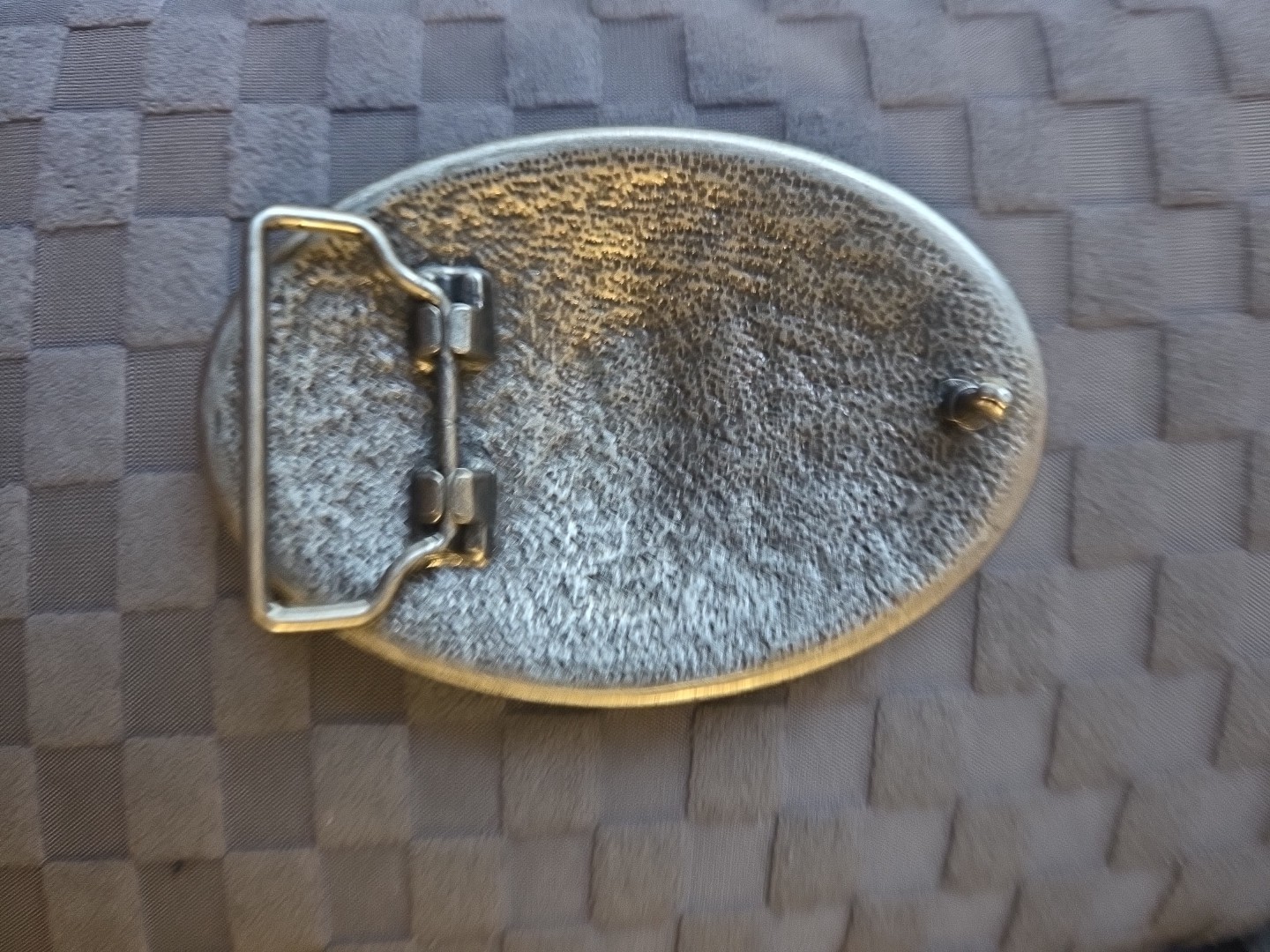 Nocona Belt Co. Mens Royal Crest With Lions Oval Belt Buckle